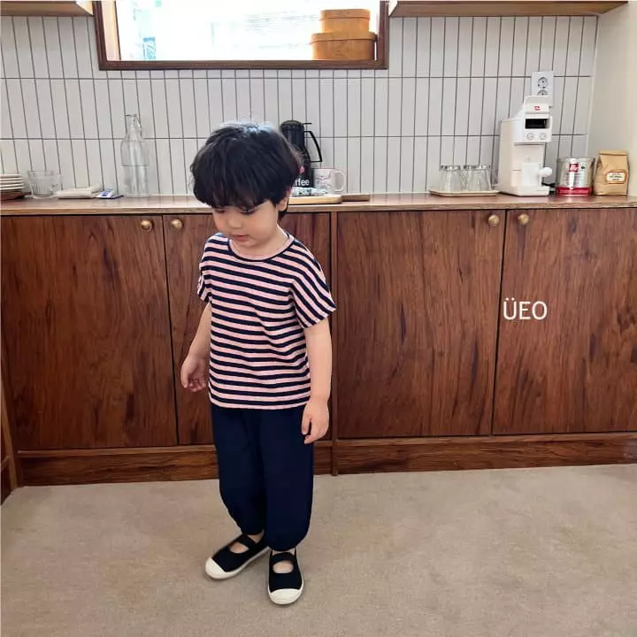 U Eo - Korean Children Fashion - #prettylittlegirls - Stripes Plat Tee - 10