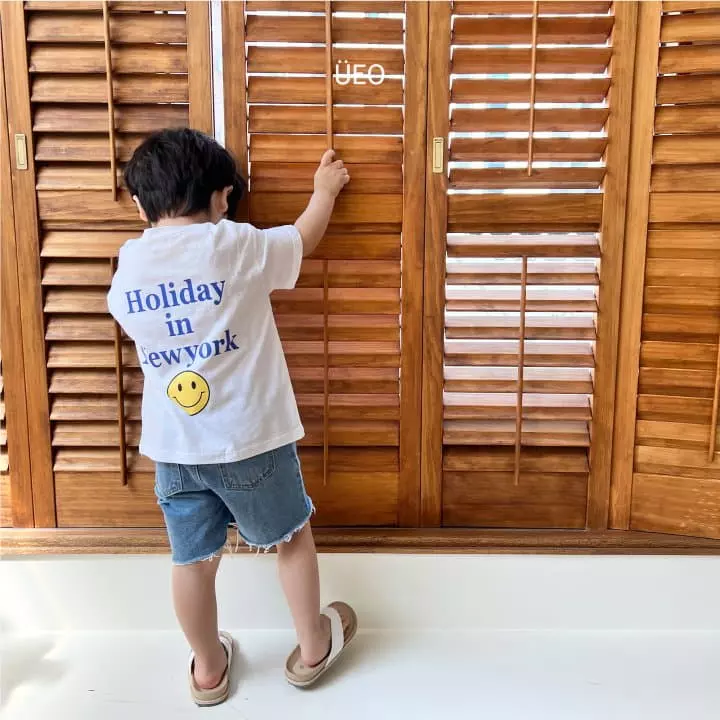U Eo - Korean Children Fashion - #prettylittlegirls - New York Smile Tee - 7