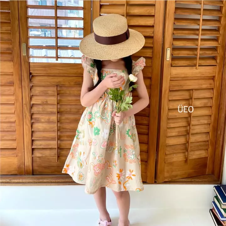 U Eo - Korean Children Fashion - #toddlerclothing - Smile Hug One-piece