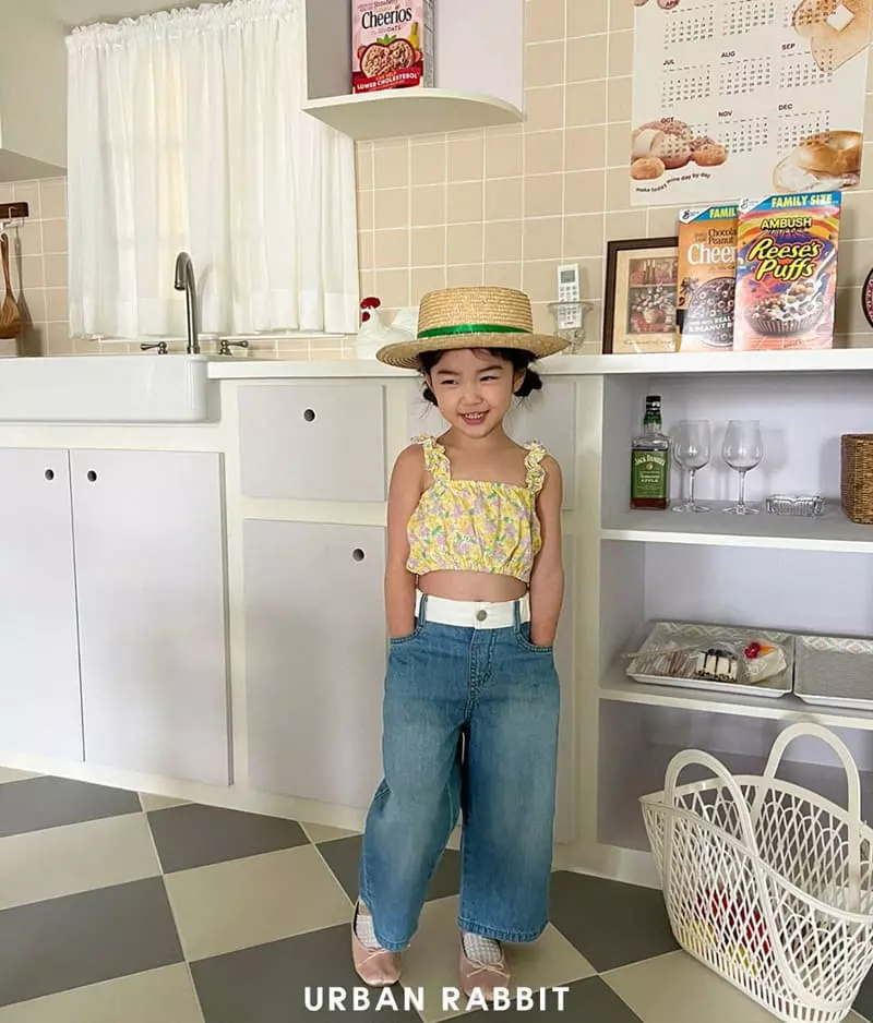 Urban Rabbit - Korean Children Fashion - #childofig - Aloha Frill Top Set Up - 6