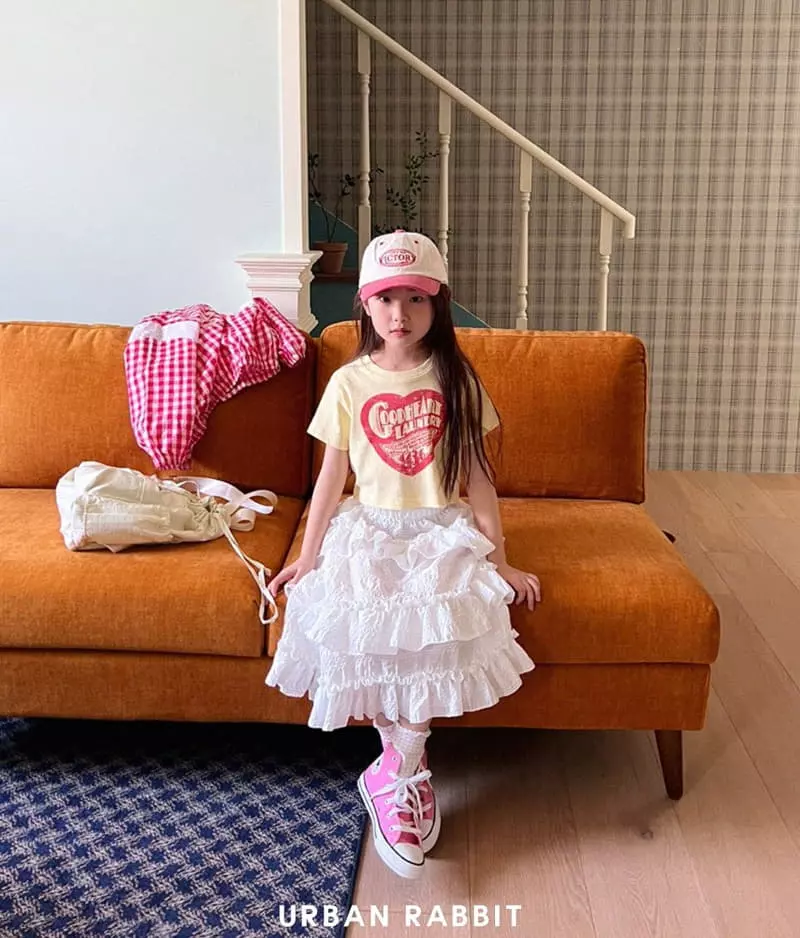 Urban Rabbit - Korean Children Fashion - #childofig - Heart Crop Tee