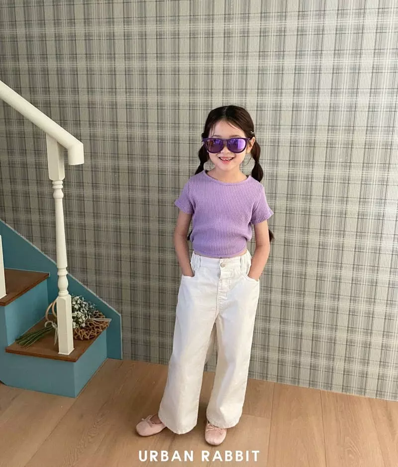Urban Rabbit - Korean Children Fashion - #childrensboutique - Back Open Crop Tee - 6