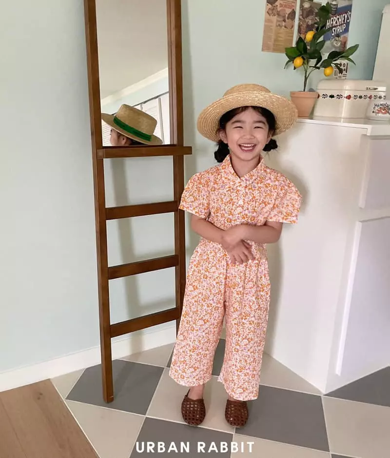 Urban Rabbit - Korean Children Fashion - #discoveringself - Flower Crop Shirt - 3