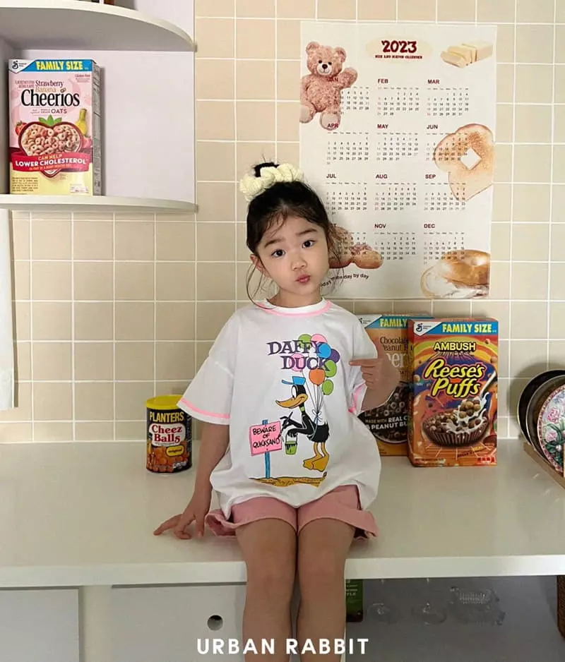 Urban Rabbit - Korean Children Fashion - #kidsshorts - Balloon Gay Tee - 2