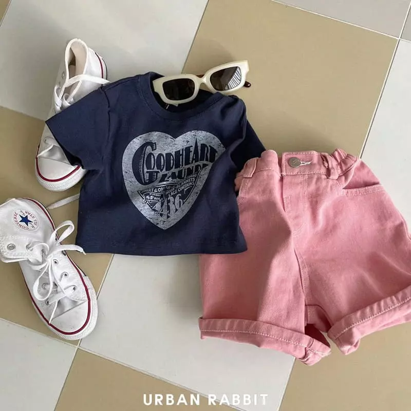 Urban Rabbit - Korean Children Fashion - #kidsstore - Heart Crop Tee - 7