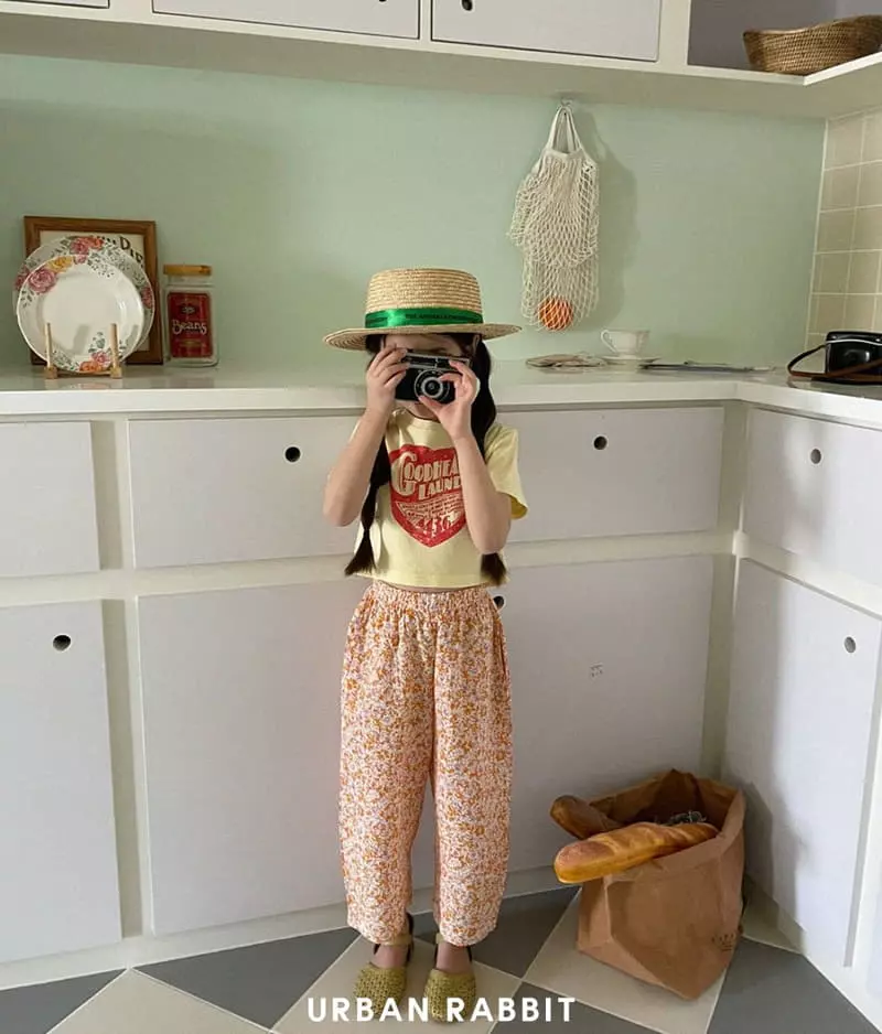 Urban Rabbit - Korean Children Fashion - #kidsstore - Flower Pants - 5