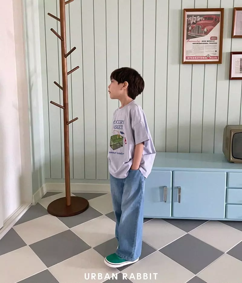 Urban Rabbit - Korean Children Fashion - #kidzfashiontrend - Color Summer Jeans - 10