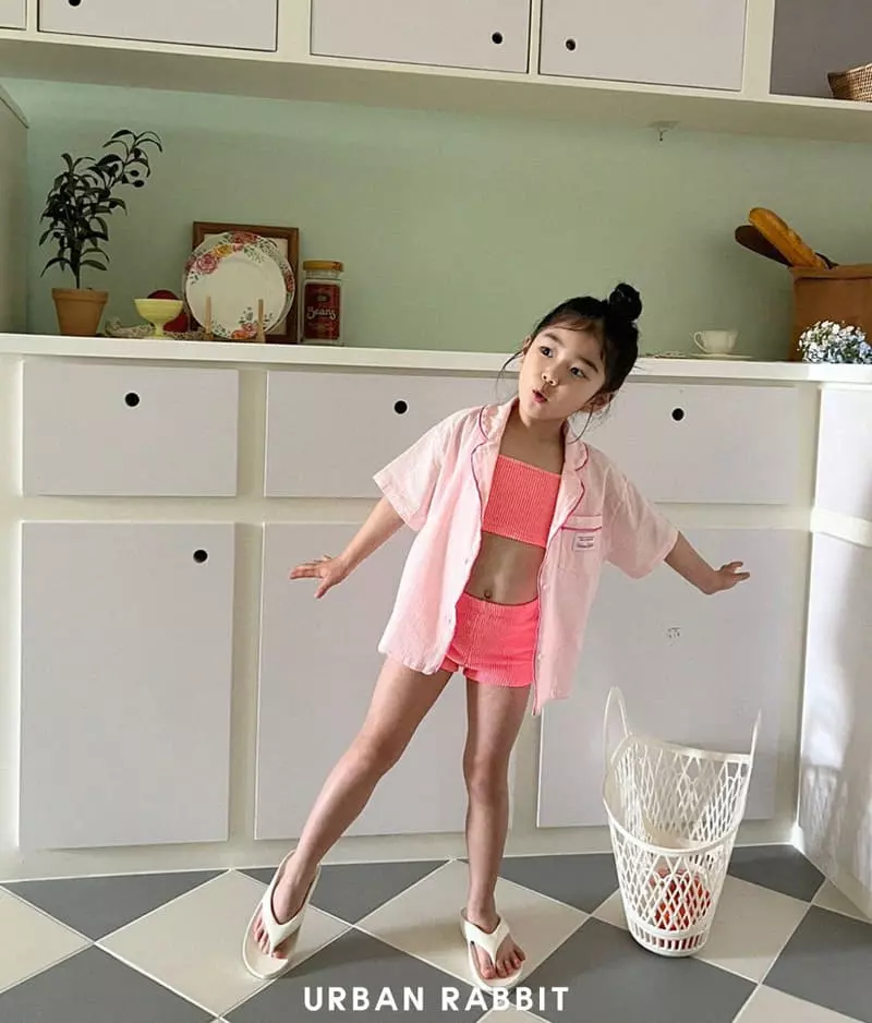 Urban Rabbit - Korean Children Fashion - #kidzfashiontrend - Piping Beach Shirt - 5