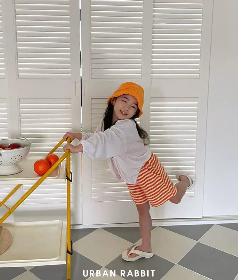 Urban Rabbit - Korean Children Fashion - #littlefashionista - Terry Stripes Pants - 2