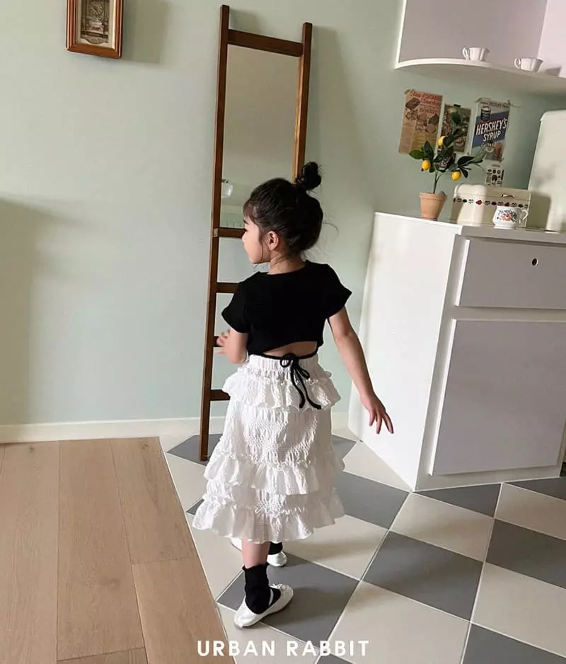 Urban Rabbit - Korean Children Fashion - #prettylittlegirls - Back Open Crop Tee - 3