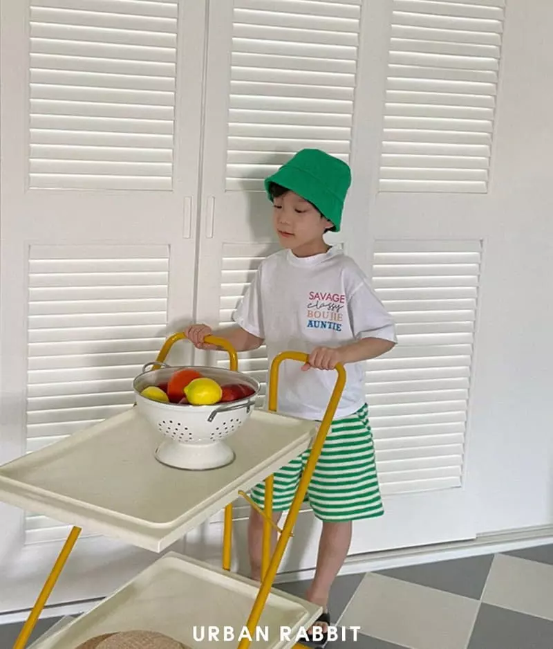 Urban Rabbit - Korean Children Fashion - #todddlerfashion - Terry Stripes Pants - 6