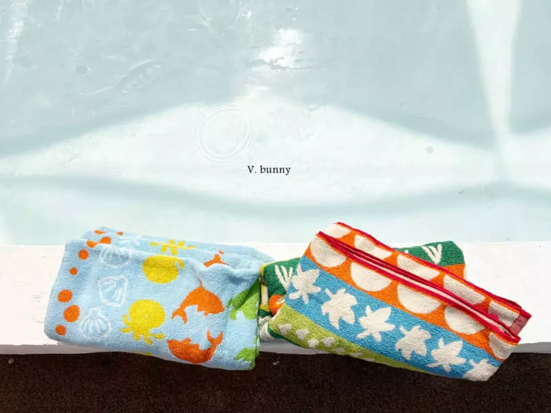 V Bunny - Korean Children Fashion - #kidsshorts - Beach Towel - 8