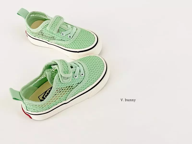 V Bunny - Korean Children Fashion - #littlefashionista - V Mesh Flats - 7