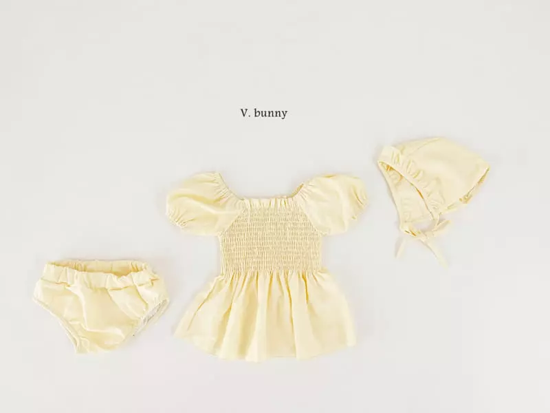 V Bunny - Korean Children Fashion - #magicofchildhood - Smocked Swimwear - 2