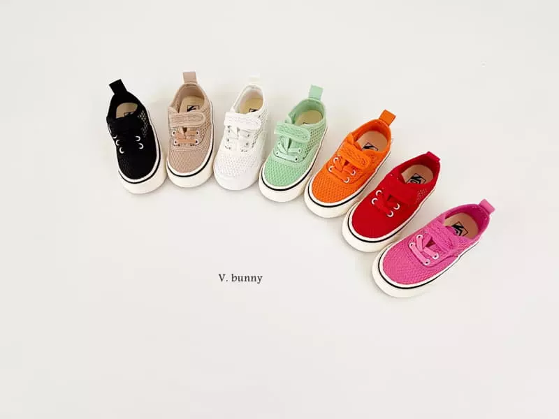V Bunny - Korean Children Fashion - #toddlerclothing - V Mesh Flats - 12