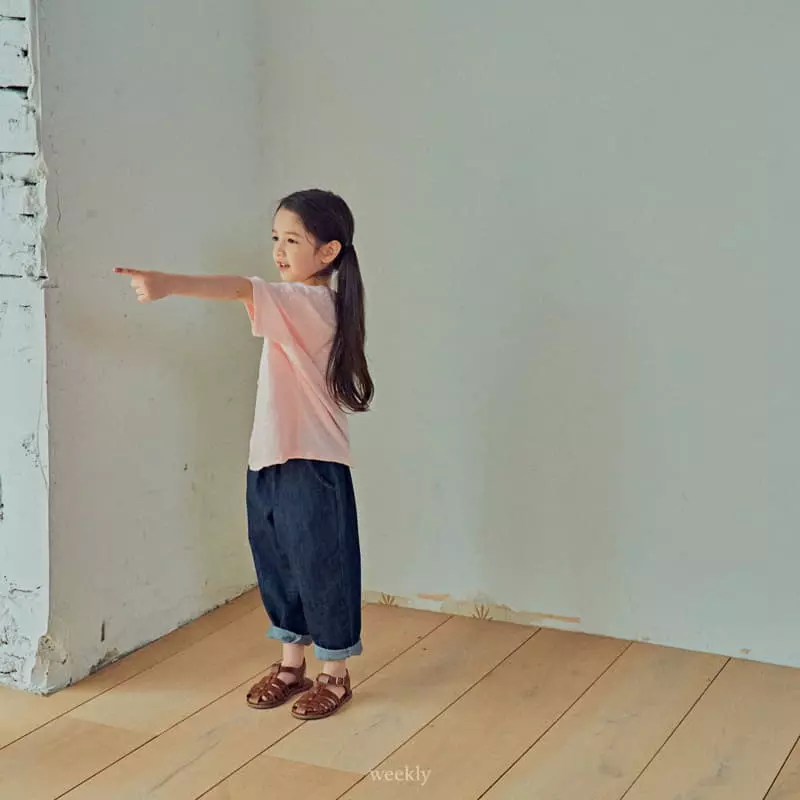 Weekly - Korean Children Fashion - #Kfashion4kids - Linen Semi Jeans - 2