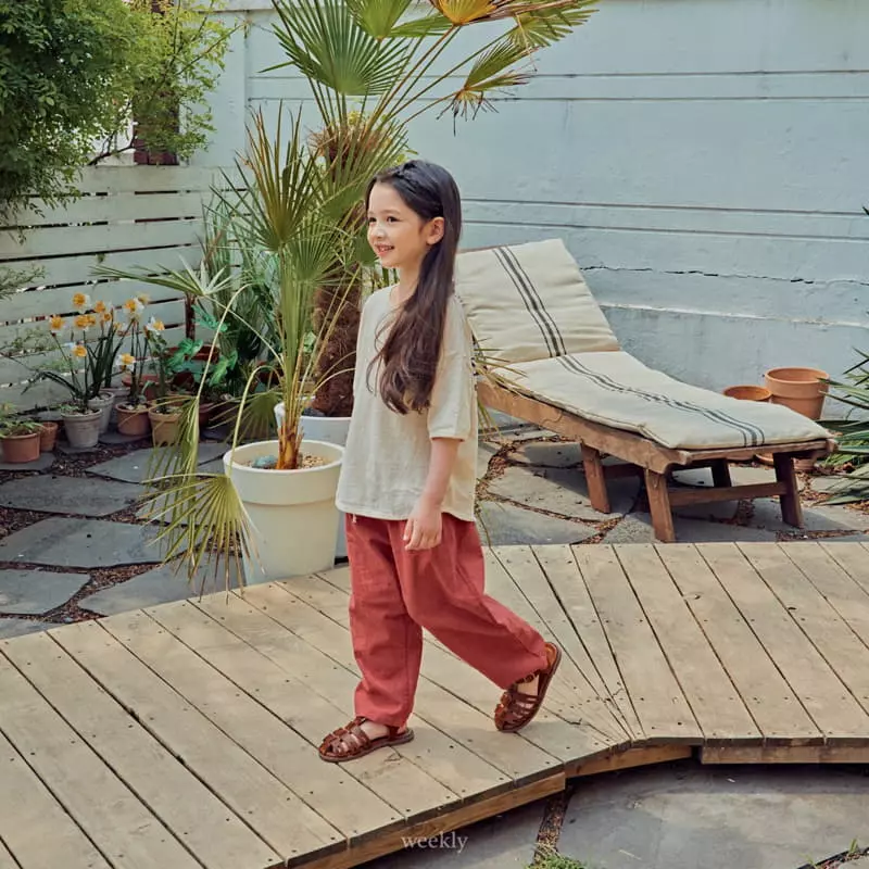 Weekly - Korean Children Fashion - #childofig - Basic Pants - 5