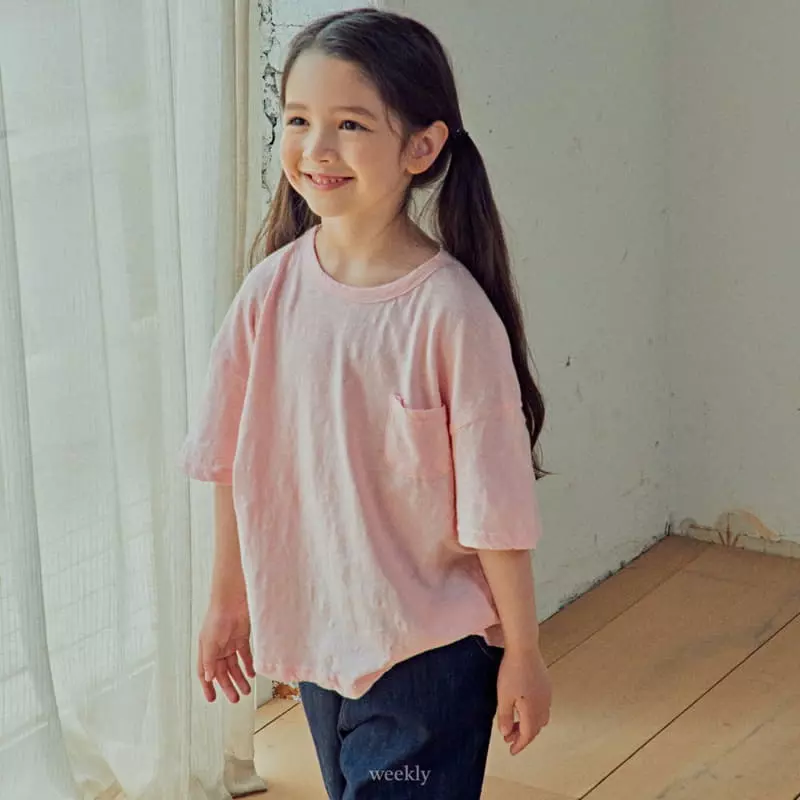 Weekly - Korean Children Fashion - #childrensboutique - Slav Pocket Tee - 12