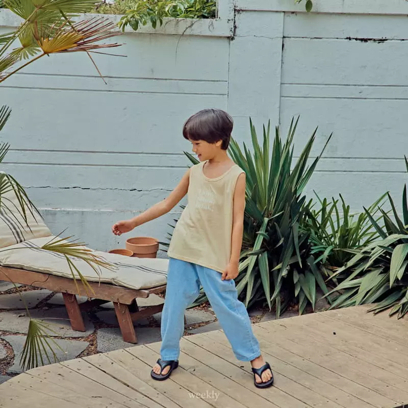 Weekly - Korean Children Fashion - #designkidswear - Linen Semi Jeans - 10