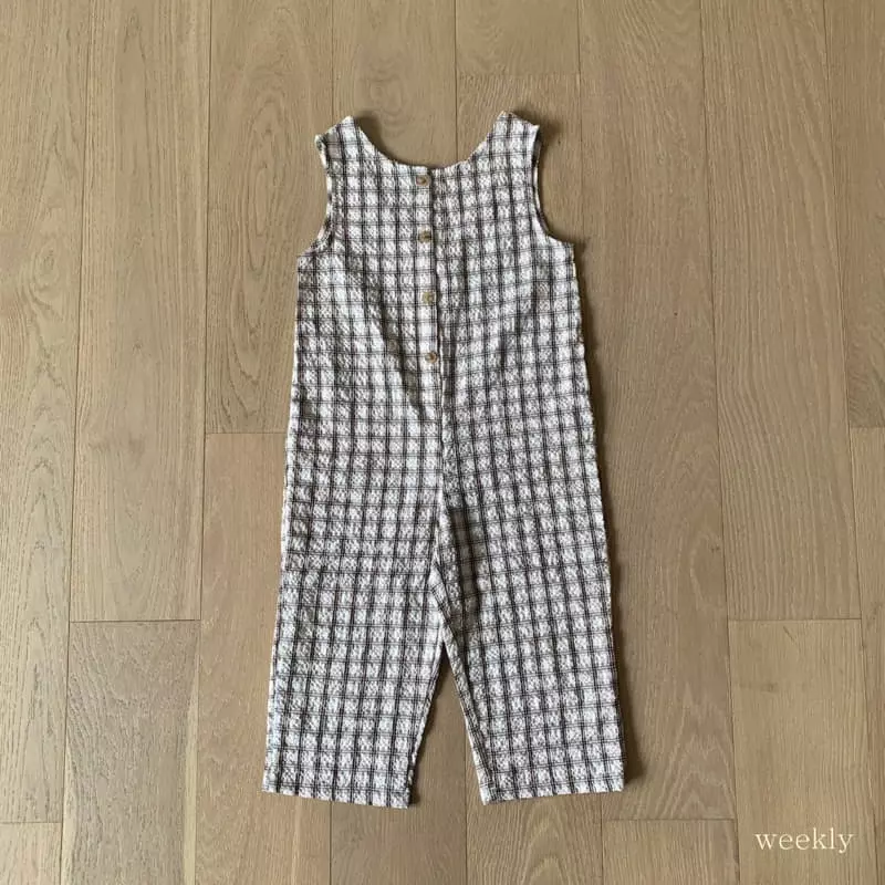Weekly - Korean Children Fashion - #discoveringself - Burmuda Linen Overalls