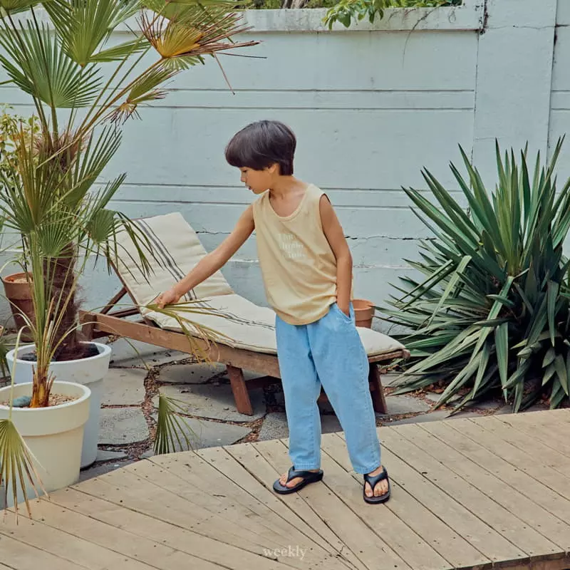 Weekly - Korean Children Fashion - #discoveringself - Linen Semi Jeans - 11