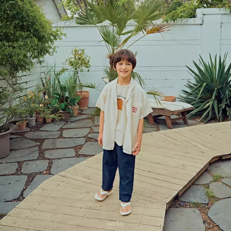 Weekly - Korean Children Fashion - #fashionkids - Linen Semi Jeans - 12