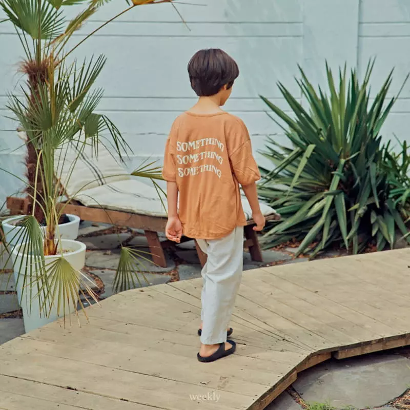 Weekly - Korean Children Fashion - #fashionkids - Something Linen Tee - 4