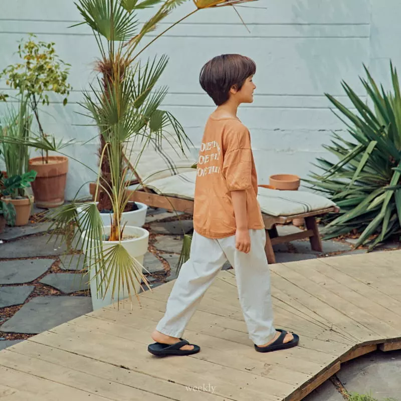 Weekly - Korean Children Fashion - #littlefashionista - Something Linen Tee - 8