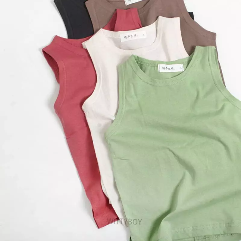 Witty Boy - Korean Children Fashion - #Kfashion4kids - Vove Sleeveless - 3