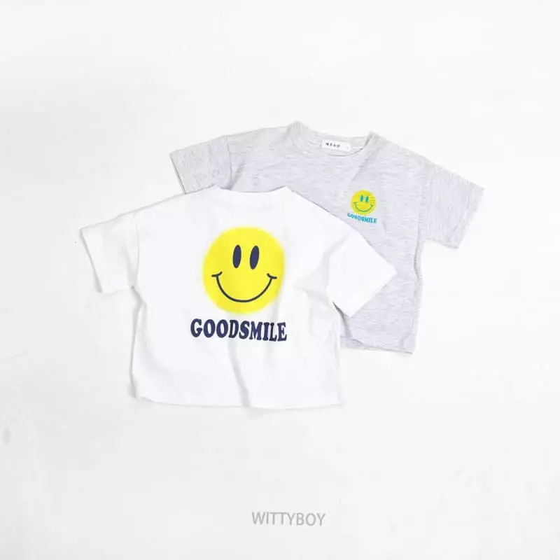 Witty Boy - Korean Children Fashion - #childofig - Smile Tee