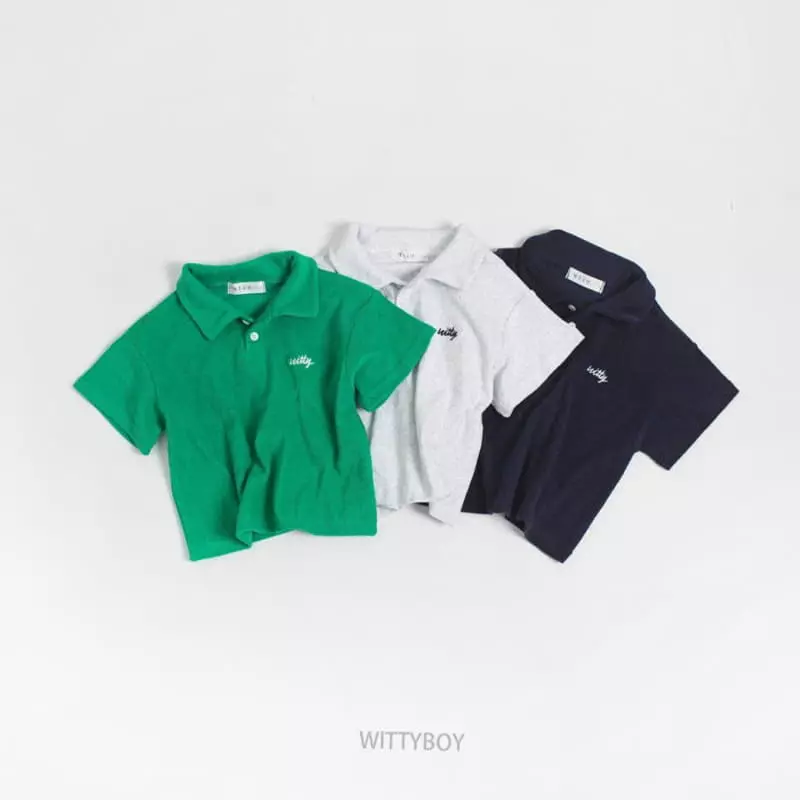 Witty Boy - Korean Children Fashion - #childofig - W Terry Tee
