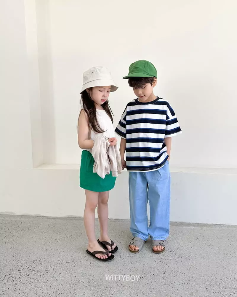 Witty Boy - Korean Children Fashion - #childofig - Friend Stipes Tee - 9