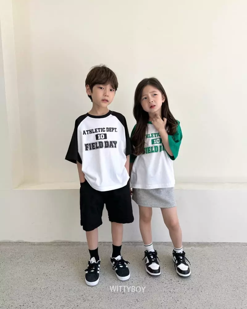 Witty Boy - Korean Children Fashion - #childofig - Field Raglan Tee - 3