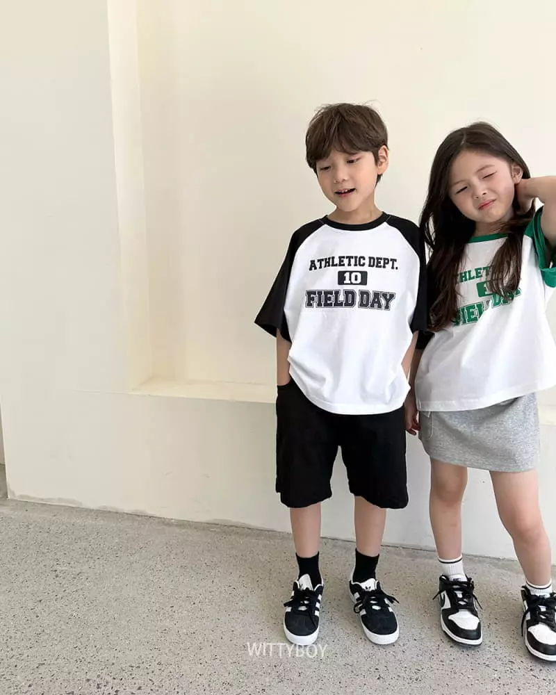 Witty Boy - Korean Children Fashion - #childofig - Field Raglan Tee - 4