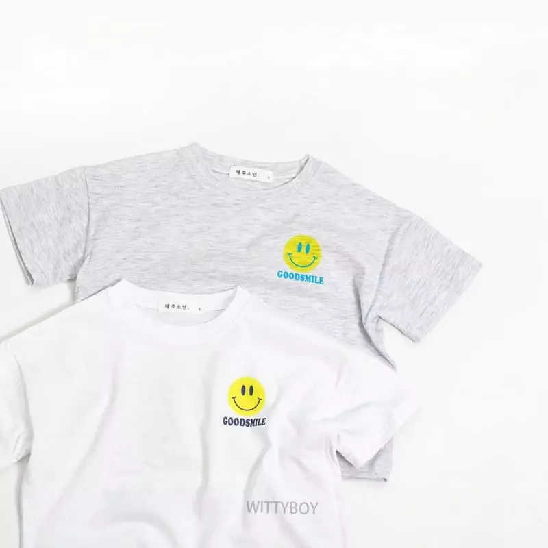 Witty Boy - Korean Children Fashion - #designkidswear - Smile Tee - 3