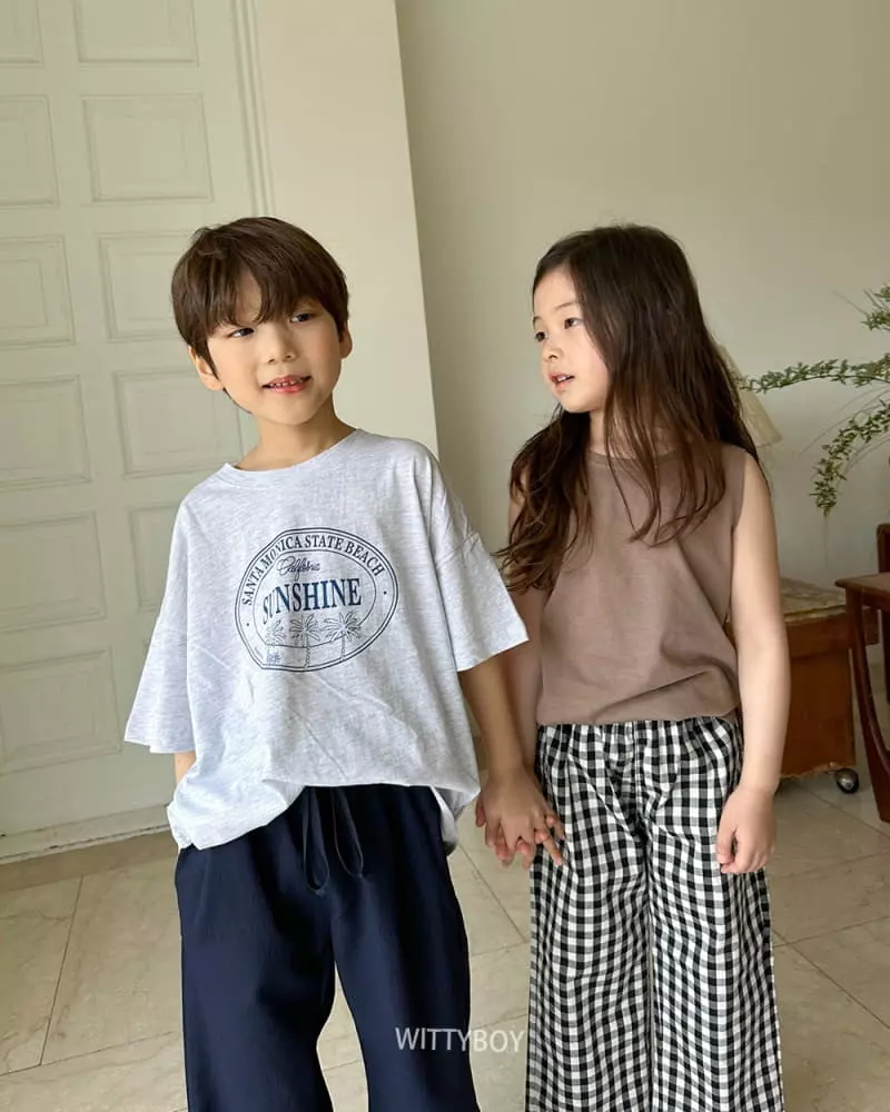 Witty Boy - Korean Children Fashion - #designkidswear - Momo Check Pants - 5
