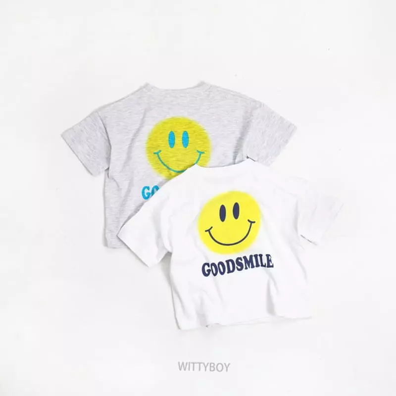 Witty Boy - Korean Children Fashion - #designkidswear - Smile Tee - 4