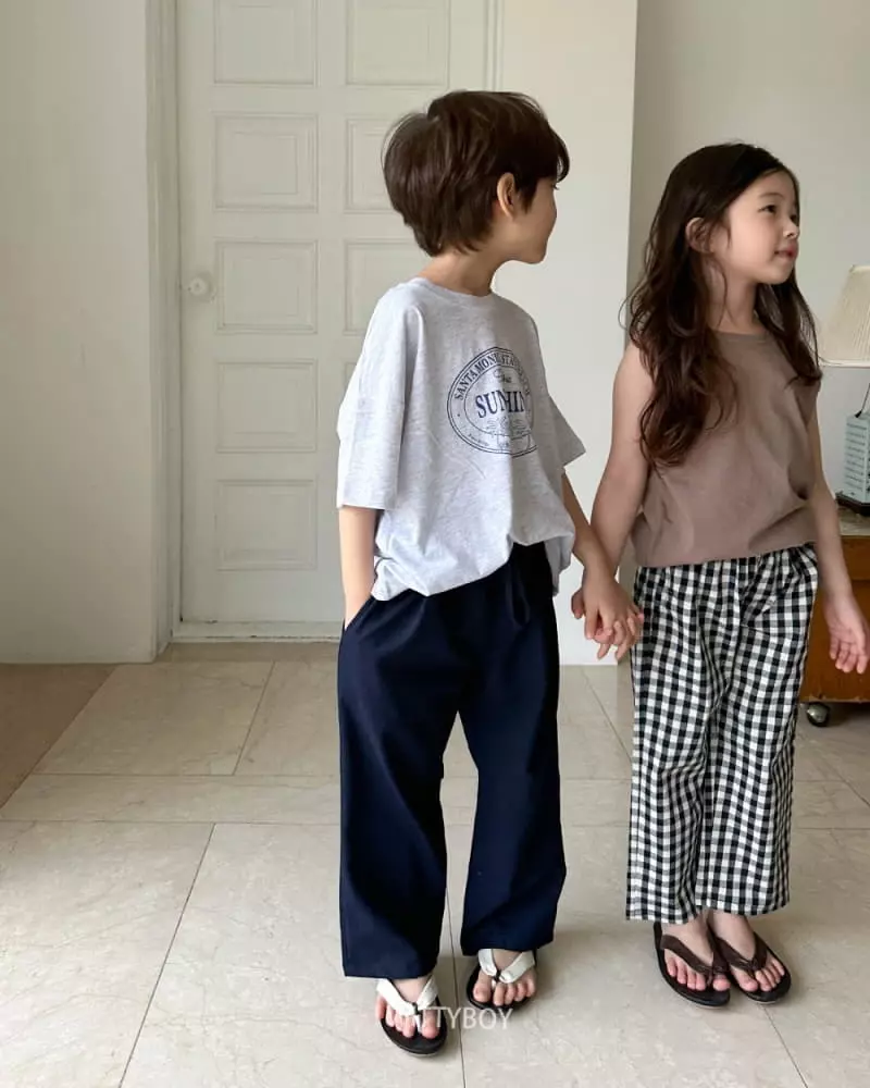 Witty Boy - Korean Children Fashion - #discoveringself - Momo Check Pants - 6