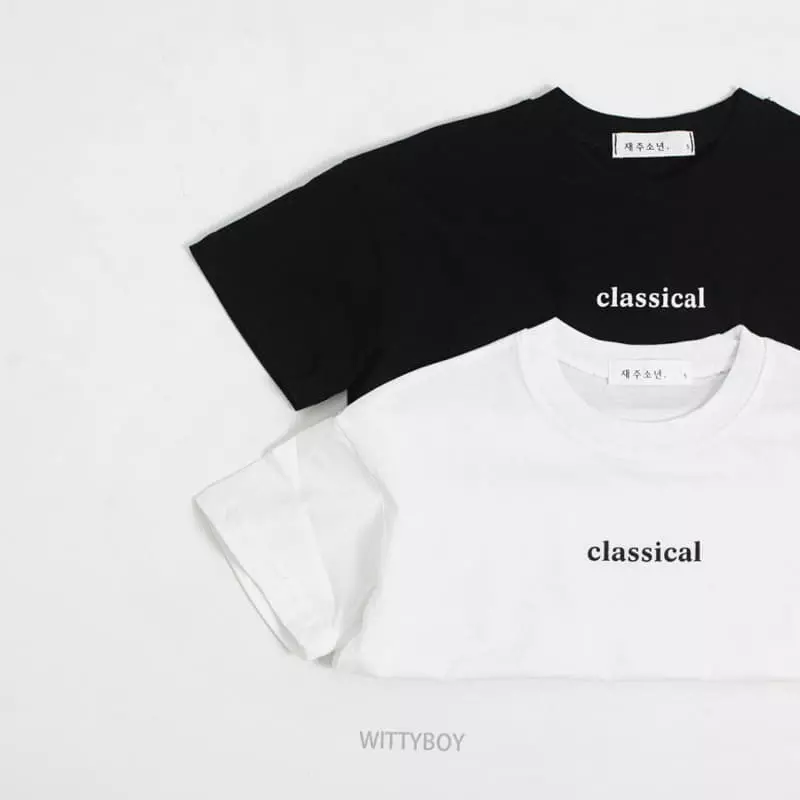 Witty Boy - Korean Children Fashion - #discoveringself - Classic Tee - 4