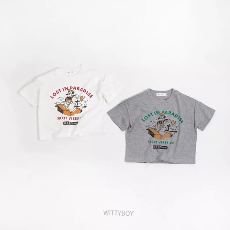 Witty Boy - Korean Children Fashion - #fashionkids - Paradise Tee - 3