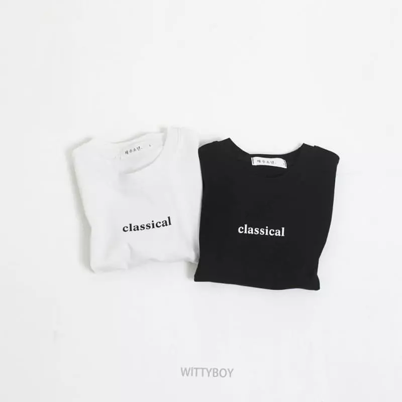 Witty Boy - Korean Children Fashion - #kidsshorts - Classic Tee - 5