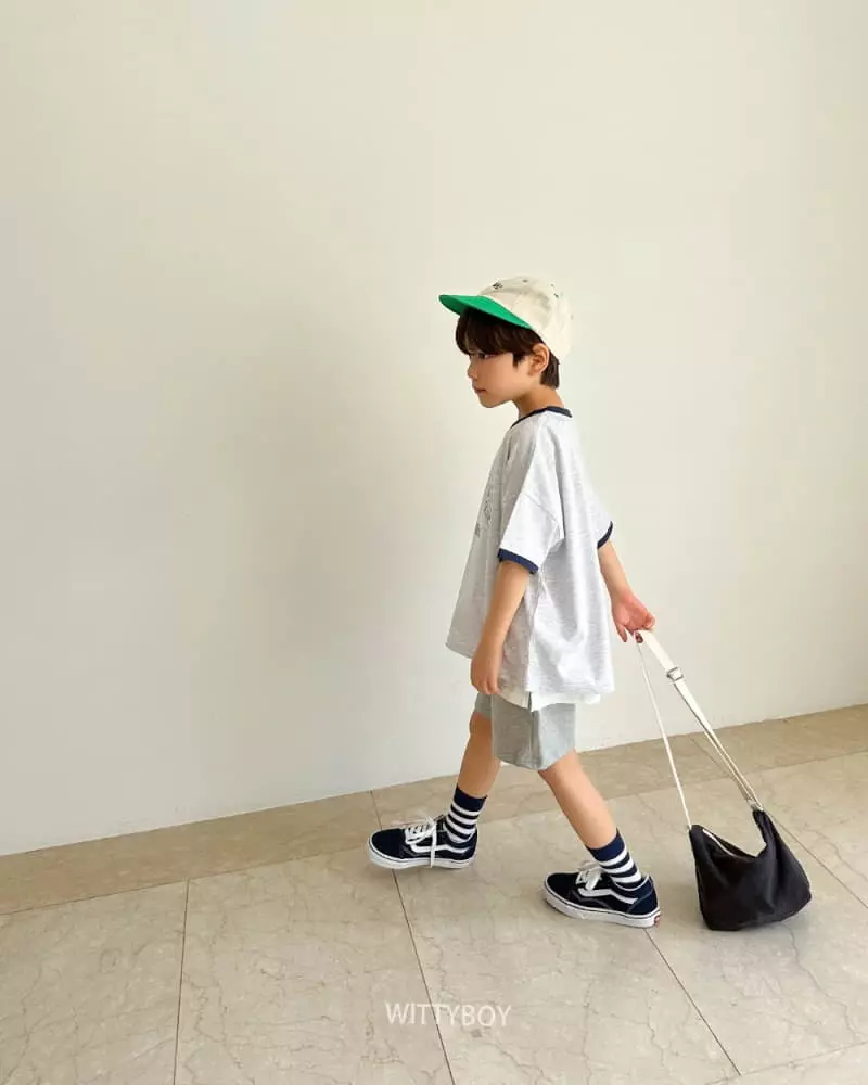 Witty Boy - Korean Children Fashion - #kidsshorts - West Tee - 12
