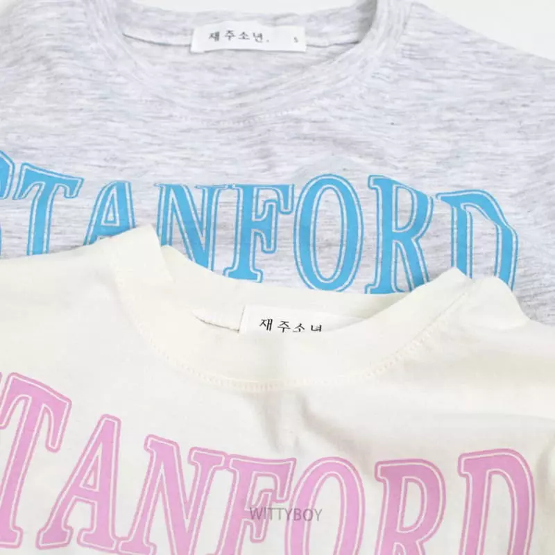 Witty Boy - Korean Children Fashion - #kidsshorts - Stanford Tee - 4
