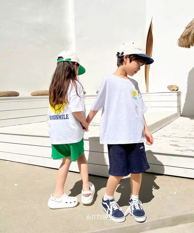Witty Boy - Korean Children Fashion - #kidsstore - Smile Tee - 9
