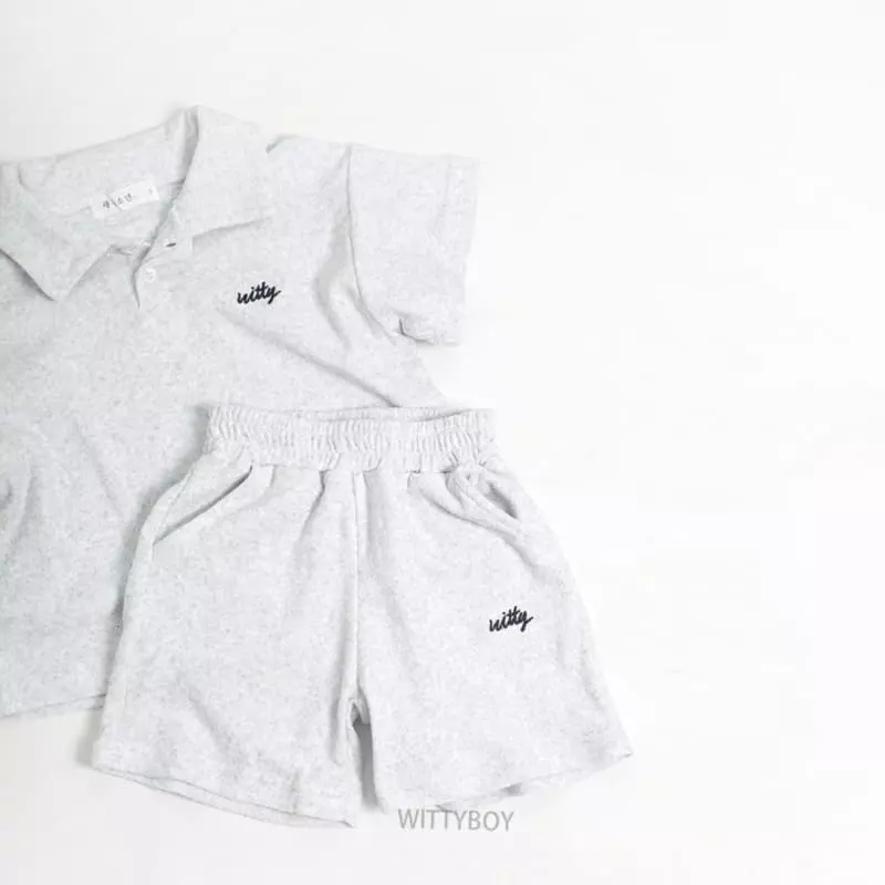 Witty Boy - Korean Children Fashion - #kidzfashiontrend - W Terry Tee - 6