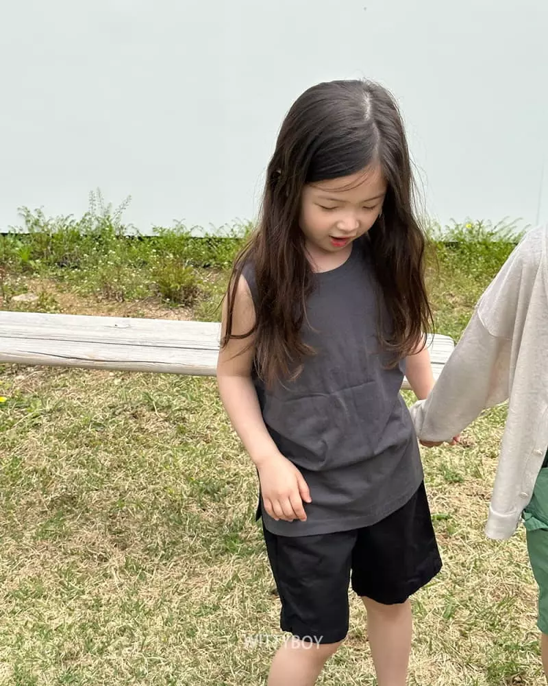 Witty Boy - Korean Children Fashion - #kidsstore - Vove Sleeveless - 4
