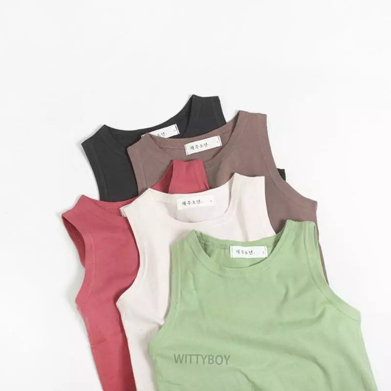 Witty Boy - Korean Children Fashion - #Kfashion4kids - Vove Sleeveless - 4