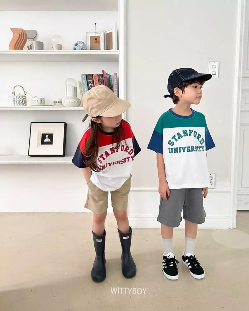Witty Boy - Korean Children Fashion - #Kfashion4kids - Block Tee - 4