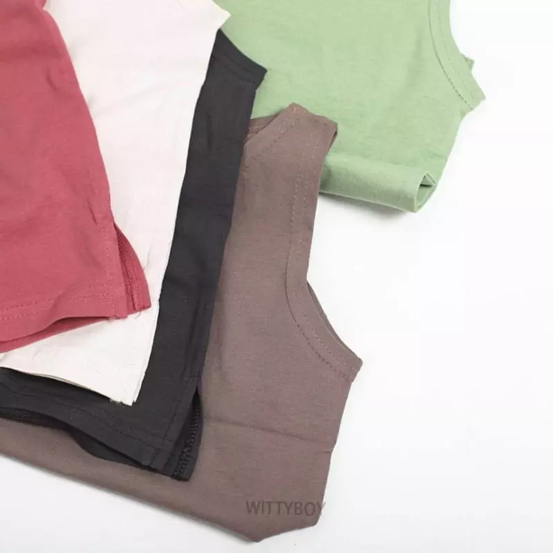 Witty Boy - Korean Children Fashion - #minifashionista - Vove Sleeveless - 6