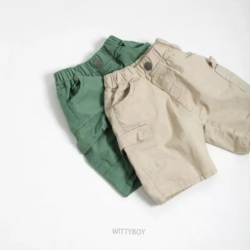 Witty Boy - Korean Children Fashion - #prettylittlegirls - Hip Cargo Pants